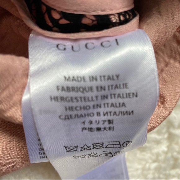 Gucci Tiger Embellished Viscose & Lace Skirt - Picture 8 of 10